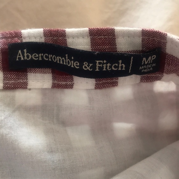 Abercrombie & Fitch Dress Red Gingham - Picture 3 of 3